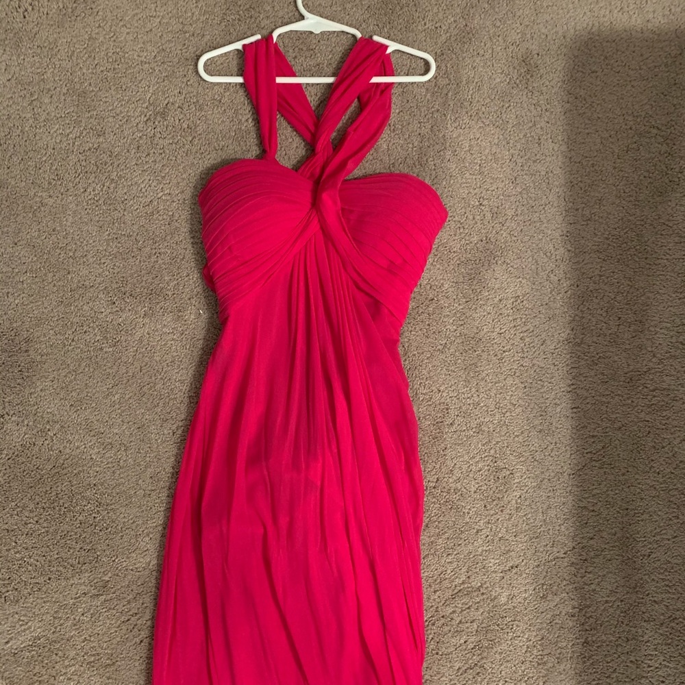 Pink prom dress